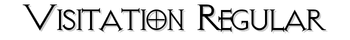 Visitation Regular font